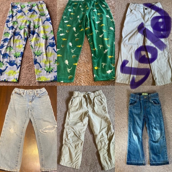 Bundle of 5 pairs of pants. size 4T - Picture 1 of 6